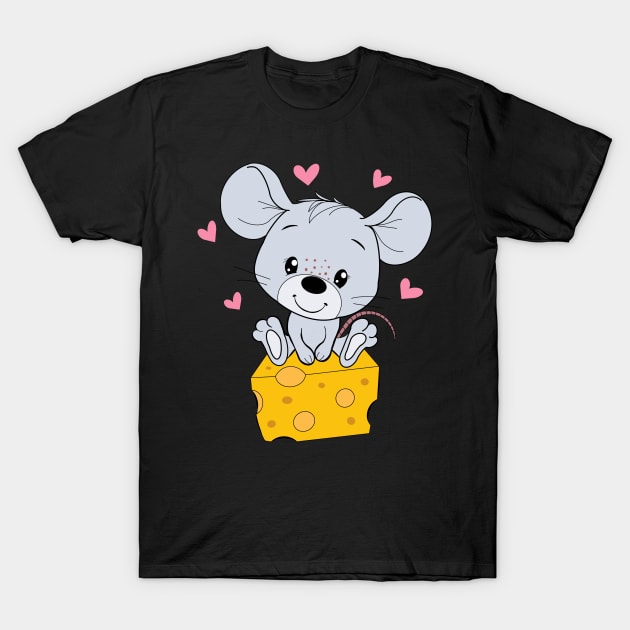 cheese and mouse T-Shirt by Istanbul